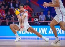 پیروزی سخت والیبال فرانسه مقابل کوبا