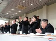 رهبر کره شمالی و دخترش برای اولین بار در یک رویداد ورزشی دیده شدند