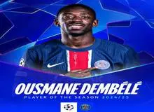  دمبله، بهترین بازیکن لیگ قهرمانان اروپا شد