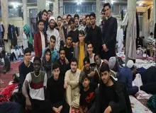 طلاب خارجی در مراسم اعتکاف در ایران