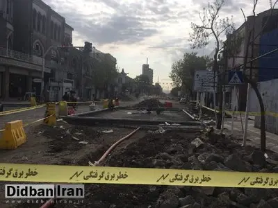 
سنگ‌فرش کردن پردردسر سه چهارراه و میدان بهارستان برای مردم