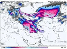 تشدید سامانه بارشی در ۴ استان؛ کاهش تدریجی بارش‌ها در اغلب نقاط کشور از فردا