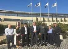 حضور کاترین شکدم در وزارت خارجه اسرائیل