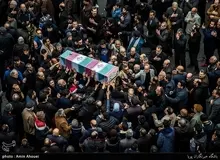 تشییع مستشاران نظامی ایران در حرم حضرت رقیه (س)