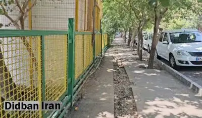 شرایط نامناسب پیادهرو در خیابان امیرآباد تهران + فیلم