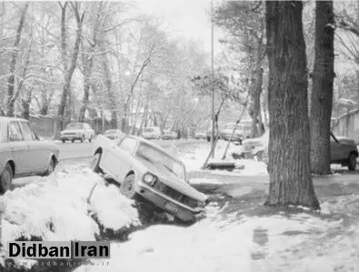 برف سنگین تهران ۱۳ آذر ۱۳۴۲ 