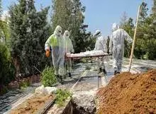 افزایش آمار پذیرش فوتی‌های روزانه کرونا در بهشت زهرا به ۴۵ نفر