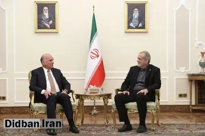 دیدار وزیر امور خارجه عراق با پزشکیان