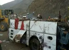 تصادف مرگبار اتوبوس و تریلی در استان مرکزی