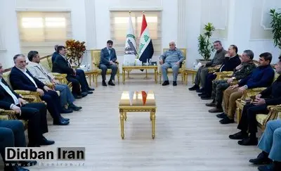 دیدار فرمانده نیروی انتظامی ایران با رئیس الحشد الشعبی