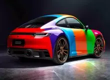 تغییر رنگ خودرو در لحظه / قدم بعدی پورشه در شخصی‌سازی
