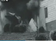 حمله به ورودی زندان اوین+فیلم 