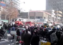 لغو محدودیت ترافیکی ساختمان پلاسکو در جنوب به شمال خیابان فردوسی