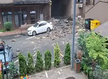 حمله روسیه به ساختمان‌های اطراف سفارت آذربایجان در اوکراین