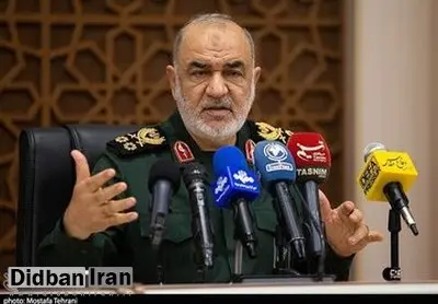 سردار سلامی خطاب به فرماندهان و وابستگان سپاه پاسداران: دشمن می خواست سلاح ها را به رخ شما بکشد اما نترسید