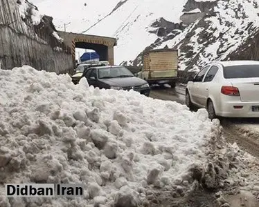 جاده چالوس و آزادراه شمال تا شنبه صبح مسدود است