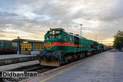 خروج قطار از ریل در لرستان