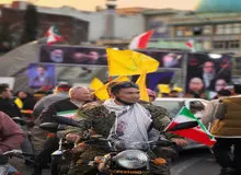 تصاویری از رژه و تجمع فاطمیون در تهران