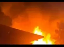  انبار شرکت ‎میهن آتش گرفت