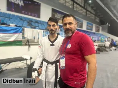 ملی‌پوش تکواندوی ایران راهی یک چهارم نهایی شد