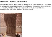 بازگشت مجسمه سرباز ساسانی+ عکس