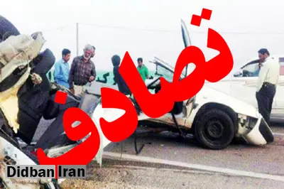 ۶ کشته و ۱۴ مصدوم در برخورد اتوبوس و کامیون در تفرش