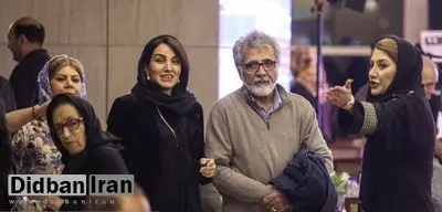 تصویر: بهروز افخمی و همسرش در شب کارگردانان سینما