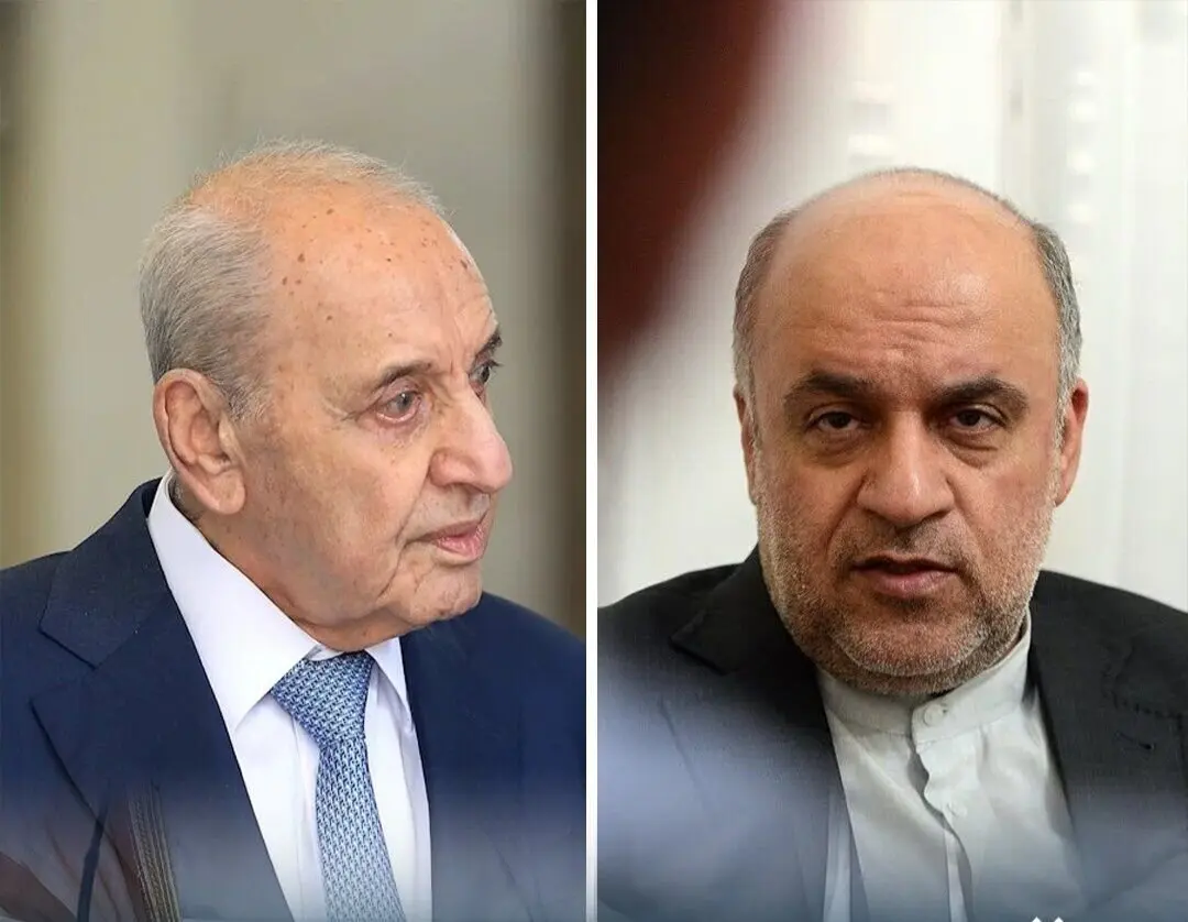 رایزنی نبیه بری و سفیر ایران درباره تحولات لبنان و منطقه