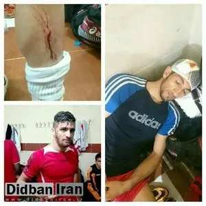 درگیری خونین در لیگ دسته ۲ فوتبال ایران