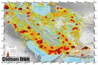 ۶۶۱۰ زلزله در ایران طی ۱۱ ماه