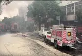 حریق انبار رنگ در اراک دو مصدوم برجای گذاشت