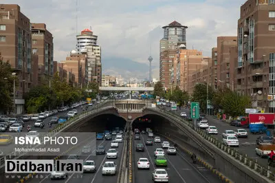 کیفیت هوای تهران در شرایط ناسالم برای گروه‌های حساس