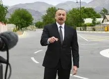  علی‌اف: کامیون‌های ایرانی بدون دادن مالیات به قره باغ می آمدند 