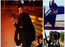 مرد مسلح اینستاگرام بازداشت شد+تصاویر 