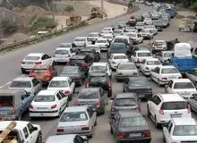 پلیس راه: ترافیک سنگین، جاده هراز را یک‌طرفه کرد