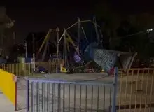 سقوط تاب زنجیری در پارک کوهپایه شیراز ۵ مصدوم برجا گذاشت