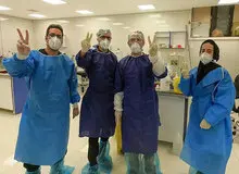 گزارش تصویری از بخش بیماران کرونایی در بیمارستان فرقانی قم
