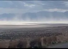 طوفان نمک دریاچه ارومیه+ فیلم