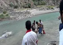 جوان25ساله در رودخانه افتاد،پدرش کشته شد!