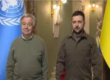 زلنسکی: حمله موشکی به کی‌یف همزمان با حضور گوترش با هدف «تحقیر سازمان ملل» بود