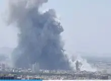 حمله اسرائیل به سپاه استان البرز میدان سپاه کرج+فیلم 