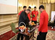 تصاویری از مراسم شب یلدا در اردوی تیم ملی ایران 