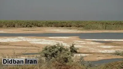 سطح وسیعی از تالاب هورالعظیم در بخش عراقی آن خشک شده است