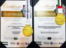 مدال طلا و لوح ویژه سپاس رئیس دانشگاه دُبی برای مخترعان جوان ایرانی