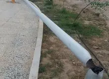 فوت دختر ۱۲ ساله بر اثر سقوط تیر چراغ برق در شاهرود