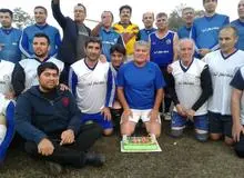 گرامیداشت زادروز بازیکن پیشکسوت تیم فوتبال ملوان در ورزشگاه آستارا