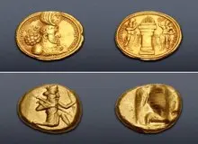 حراج نیویورک از ۱۵ سکه‌ زرین هخامنشی و ساسانی دیگر رونمایی کرد! وزارت میراث‌فرهنگی: سکه‌های جدید در فرایند پیگیری وزارتخانه قرار گرفته‌اند + عکس ها