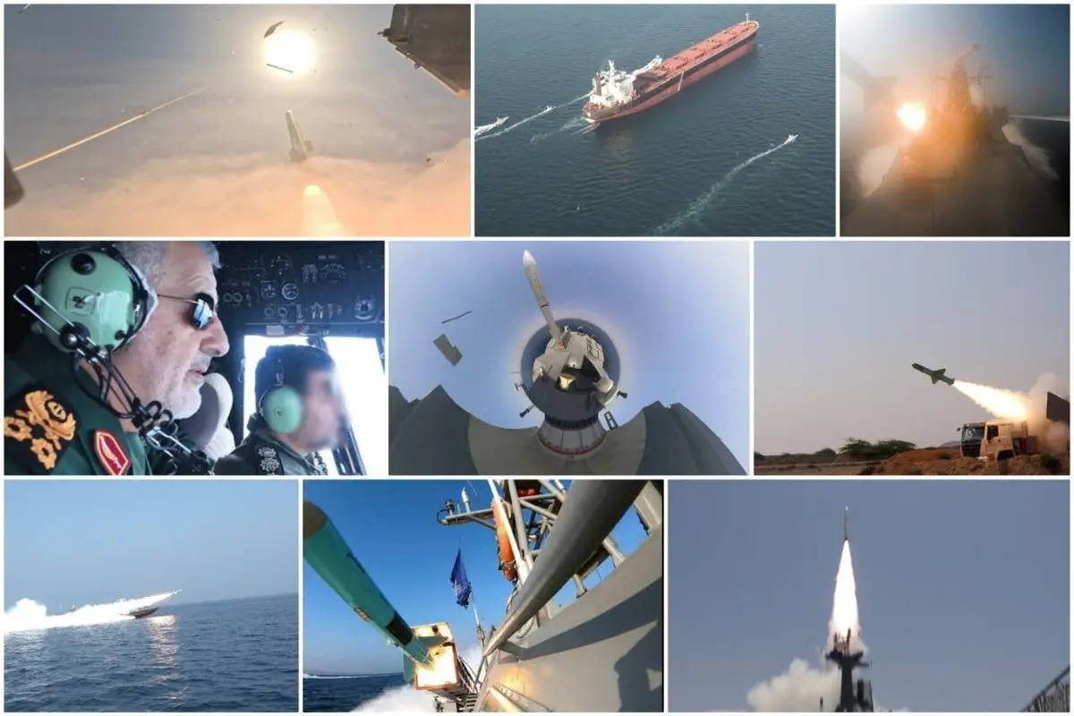 جزئیانی از رزمایش سپاه در تنگه هرمز/ قدرت‌نمایی سپاه در حساس‌ترین گذرگاه انرژی جهانی همزمان با مذاکرات ایران و آمریکا؛ هشدار دریایی به واشنگتن