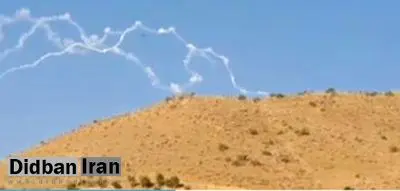 درگیری پدافند کرمانشاه با پرتابه‌ها در آسمان منطقه دینور+فیلم 