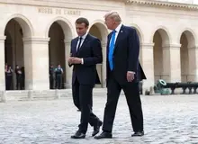 کاخ الیزه: مکرون تلفنی با ترامپ درباره مسائل ایران گفت‌و‌گو کرد